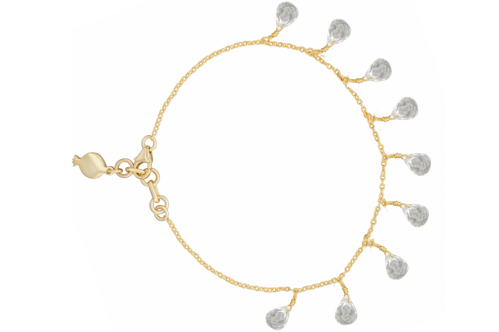 Emma Green Amethyst Briolette Bracelet