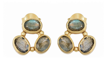 Anna Labradorite Stud Earrings
