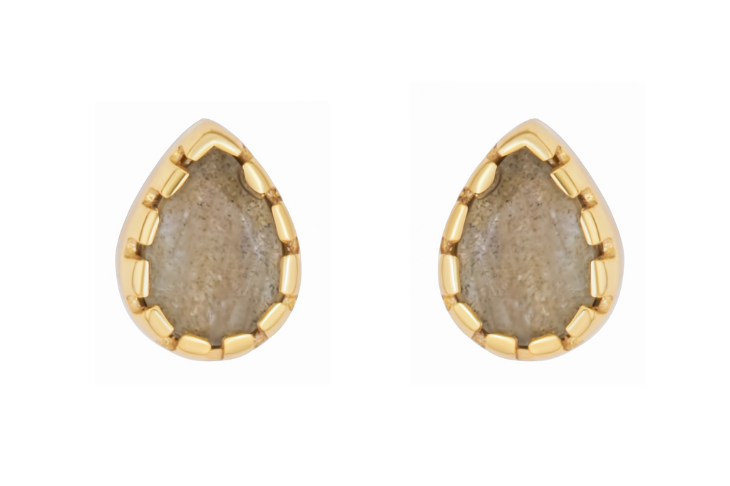 antonia Labradorite Stud Earrings