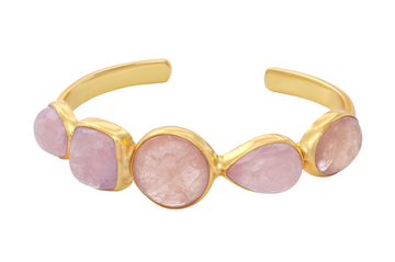 Audrey Morganite Cuff Bracelet