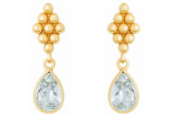 Bettina Aquamarine Drop Earrings