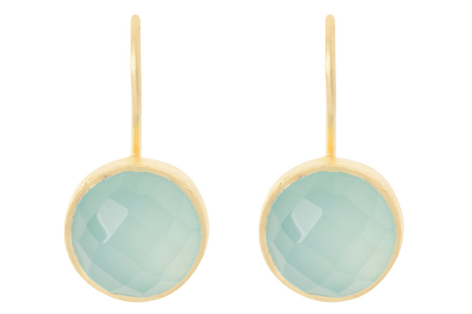 Cupcake Chalcedony Earrings