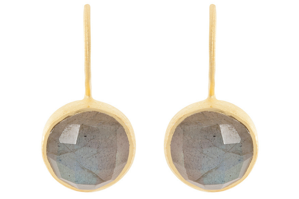 Cupcake Labradorite Earrings