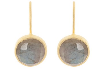 Cupcake Labradorite Earrings