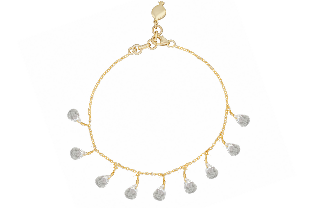 Emma Green Amethyst Briolette Bracelet