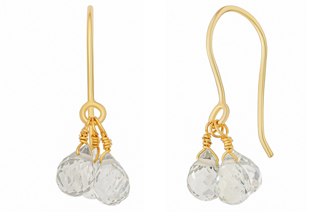 Emma Green Amethyst Briolette Earrings