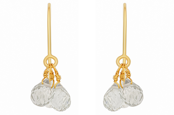 Emma Green Amethyst Briolette Earrings