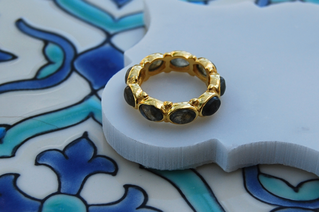 Lottie Labradorite Eternity Ring