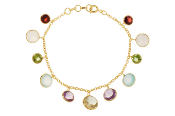 Felicity Gemstone Charm Bracelet