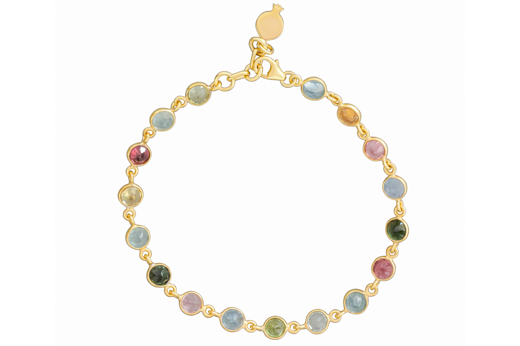 Goa Tourmaline & Apatite Bracelet