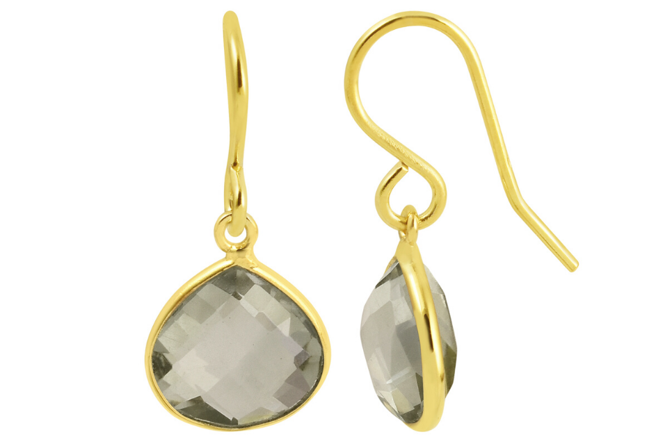 Grace Green Amethyst Earrings