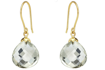 Hera Green Amethyst Earrings