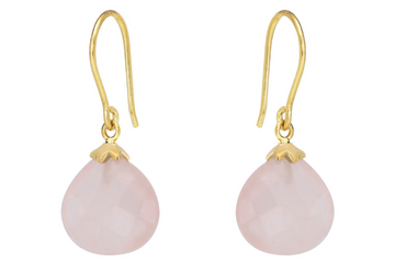 Hera Rose Quartz Earrings