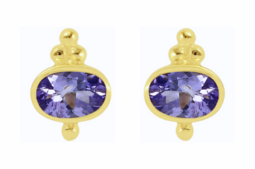 Darcie Iolite Stud Earrings