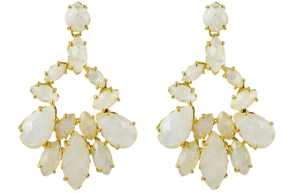 Jacqueline Moonstone Earrings