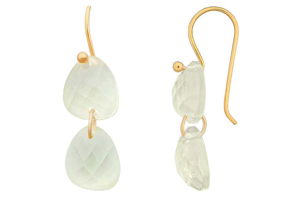 Kerala Lemon Quartz Gemstone Earrings