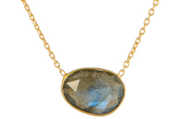 Pebble Labradorite Necklace