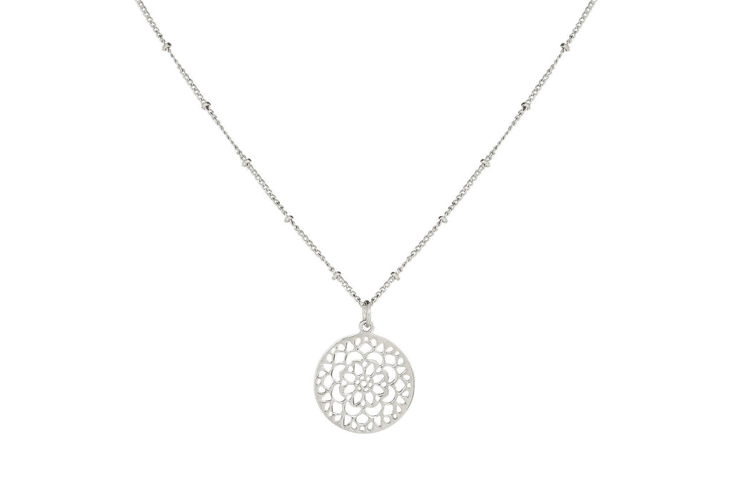 Sterling Silver Mandala Pendant