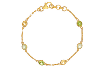 Sweetie Citrine, Peridot & Prehnite Bracelet