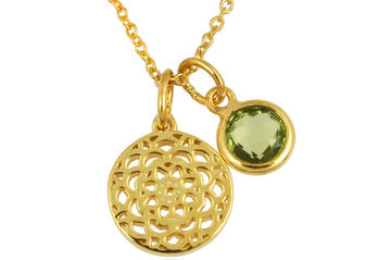 Talisman Peridot Gem Necklace