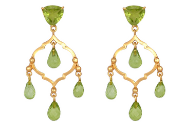 Zara Peridot Earrings