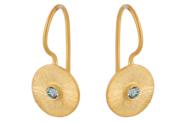 Cece Aquamarine Drop Earrings