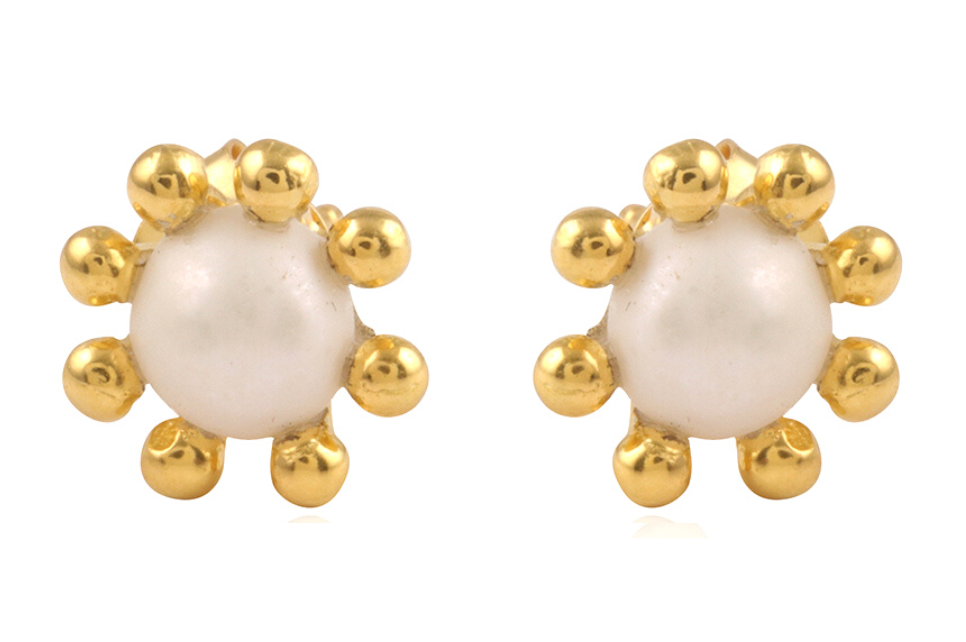 Cosima Pearl Stud Earrings