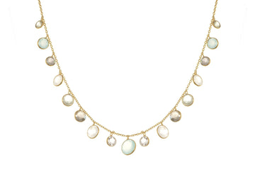 Felicity Gemstone Charm Necklace