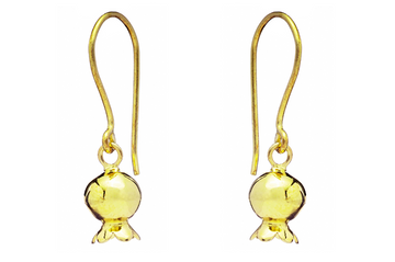 Golden Pomegranate Earrings